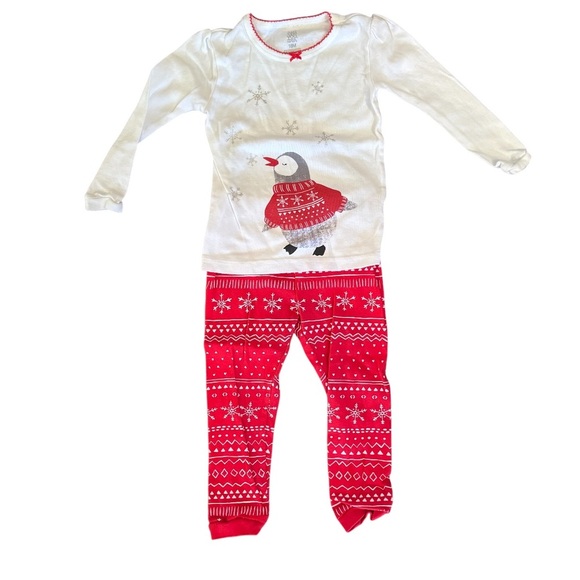 Carters Cat and Jack Baby toddler girls winter holiday Santa pajamas 18 months - Picture 5 of 7